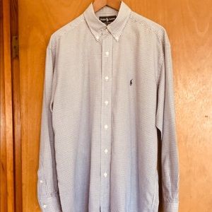VINTAGE RALPH LAUREN YARMOUTH OXFRD SHIRT 16 32/33
